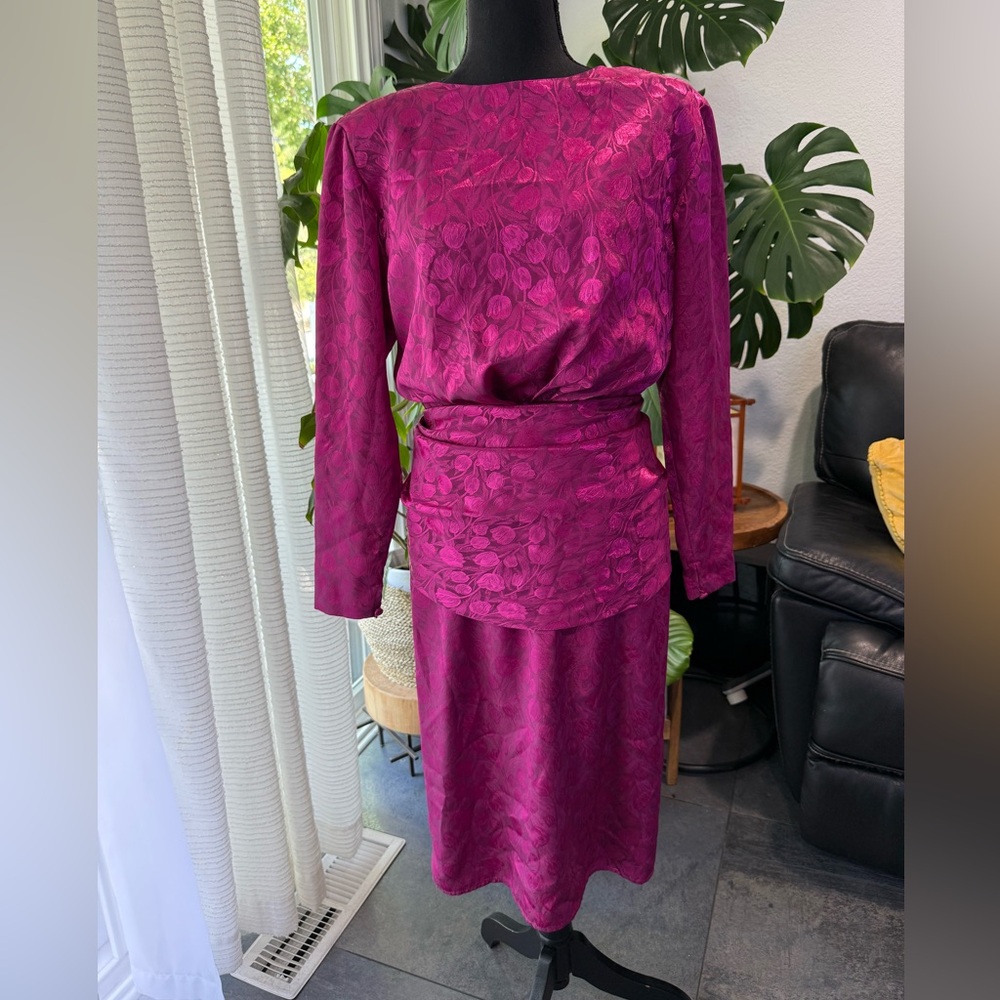 Vintage 80’s Joan Margaret Dress Sz Small